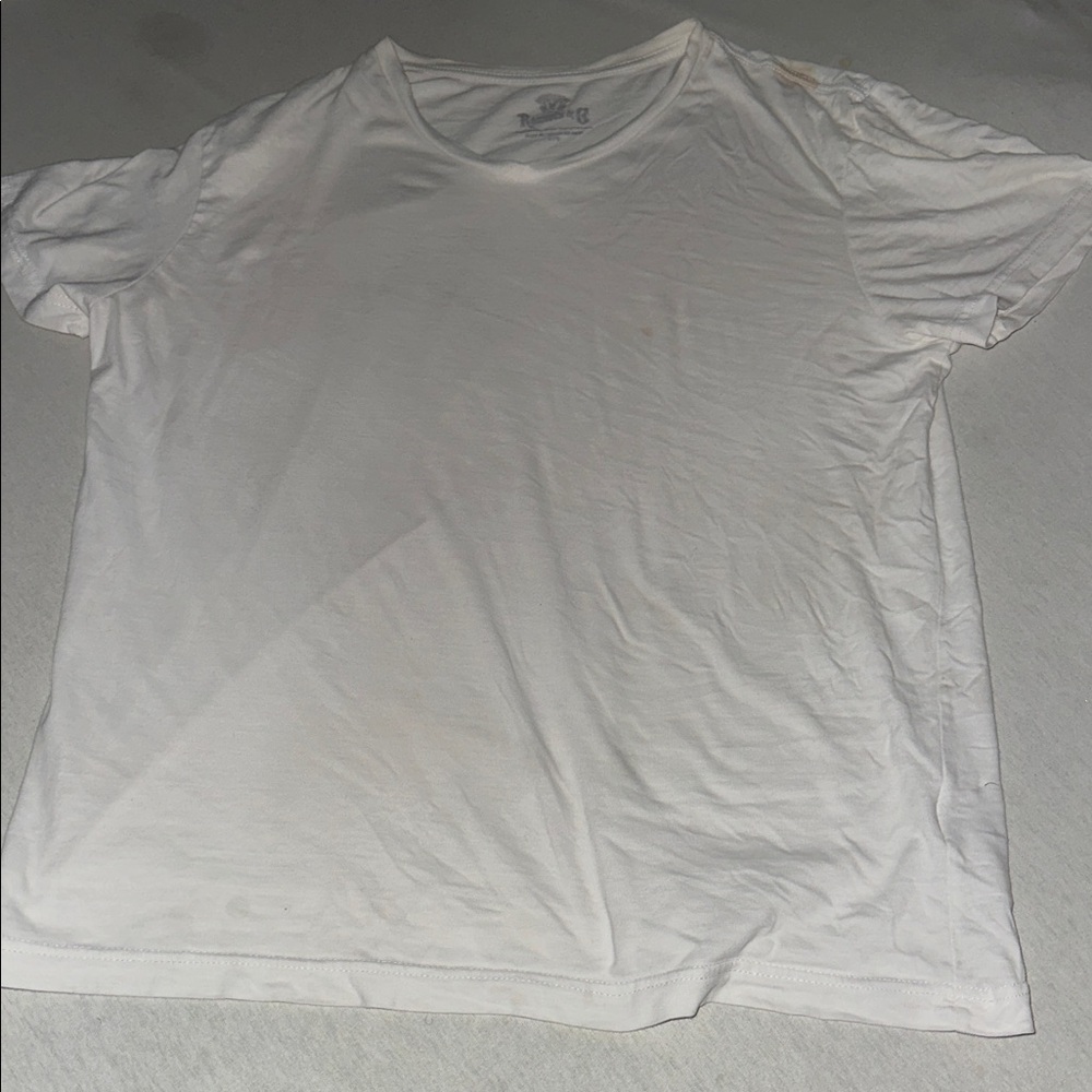 Mens Size Large Roebuck & Co Vneck Tshirt.